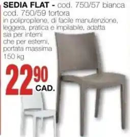Mondo Brico SEDIA FLAT offerta