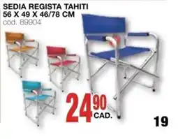 Mondo Brico Sedia Regista Tahiti offerta