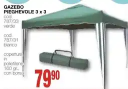 Mondo Brico GAZEBO PIEGHEVOLE 3 x 3 offerta