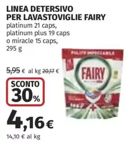 Coop Superstore LINEA DETERSIVO PER LAVASTOVIGLIE FAIRY offerta
