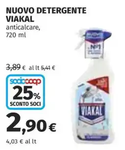 Coop Superstore NUOVO DETERGENTE VIAKAL anticalcare offerta