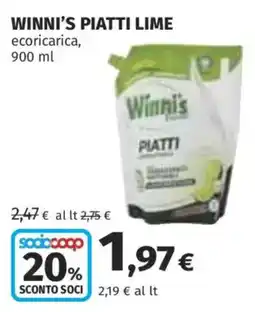 Coop Superstore Winni's Piatti Lime offerta