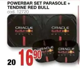 Mondo Brico POWERBAR SET PARASOLE + TENDINE RED BULL offerta