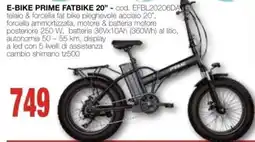 Mondo Brico E-BIKE PRIME FATBIKE 20" offerta