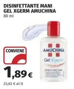 Coop Superstore Disinfettante mani gel Xgerm Amuchina offerta