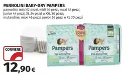 Coop Superstore PANNOLINI BABY-DRY PAMPERS offerta