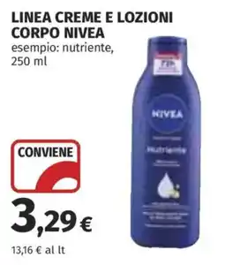 Coop Superstore Creme e lozioni corpo NIVEA offerta