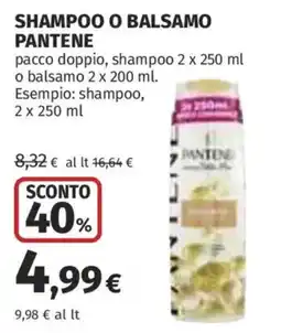 Coop Superstore Shampoo o balsamo Pantene offerta
