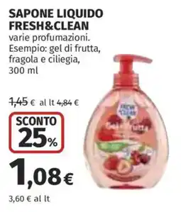 Coop Superstore SAPONE LIQUIDO FRESH&CLEAN offerta