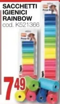 Mondo Brico Sacchetti igienici Rainbow offerta