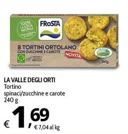 Primo Prezzo LA VALLE DEGLI ORTI Tortino spinaci/zucchine e carote offerta