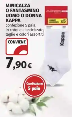 Coop Superstore Minicalza o Fantasmino Kappa offerta