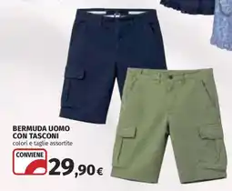 Coop Superstore BERMUDA UOMO CON TASCONI offerta