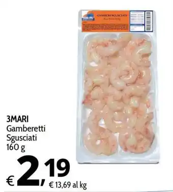 Primo Prezzo 3MARI Gamberetti Sgusciati offerta