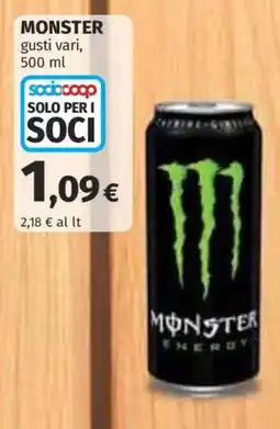 Coop Superstore Monster Energy offerta
