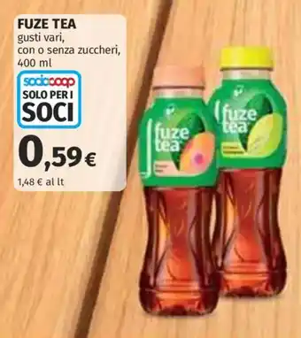 Coop Superstore FUZE TEA offerta