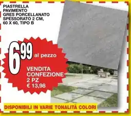 Mondo Brico PIASTRELLA PAVIMENTO GRES PORCELLANATO offerta