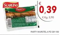 Diper SCARLINO PARTY WURSTEL offerta
