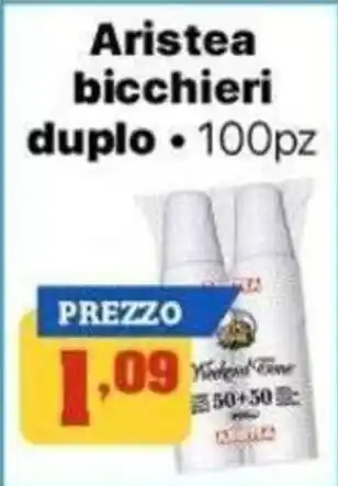 Aristea bicchieri duplo