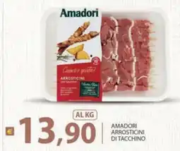 Re Mercato Lucrezia Amadori Arrosticini di tacchino offerta