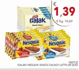 Diper GALAK/ NESQUIK SNACK CACAO/ LATTE offerta