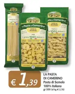 Re Mercato Lucrezia La Pasta di Camerino Pasta di Semola offerta