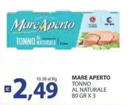 Re Mercato Lucrezia Mare Aperto Tonno al Naturale offerta
