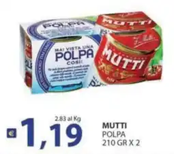 Re Mercato Lucrezia MUTTI POLPA offerta