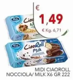 Diper MIDI CIAOROLL NOCCIOЛА/MILK offerta