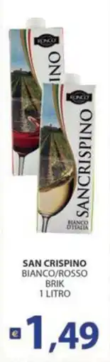 Re Mercato Lucrezia San Crispino Bianco/Rosso Brik offerta