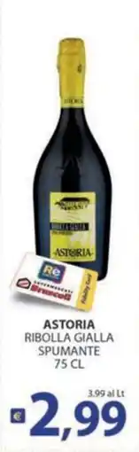 Re Mercato Lucrezia ASTORIA RIBOLLA GIALLA SPUMANTE offerta