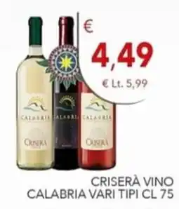 Diper CRISERÀ VINO CALABRIA offerta