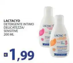 Re Mercato Lucrezia LACTACYD DETERGENTE INTIMO DELICATEZZA/SENSITIVE offerta