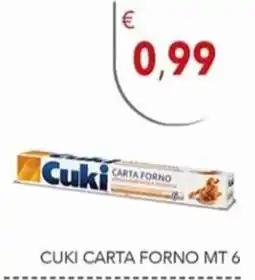 Diper Cuki carta forno mt 6 offerta