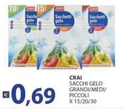 Re Mercato Lucrezia CRAI SACCHI GELO offerta