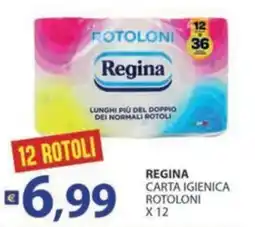 Re Mercato Lucrezia Regina carta igienica rotoloni offerta