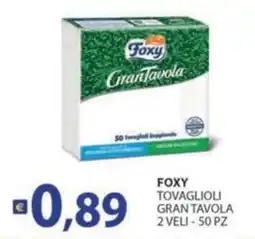 Re Mercato Lucrezia FOXY TOVAGLIOLI GRAN TAVOLA offerta