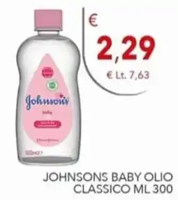 Diper JOHNSONS BABY OLIO CLASSICO offerta