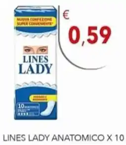 Diper LINES LADY ANATOMICO offerta