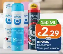 Mister Risparmio INFASIL Deodorante offerta