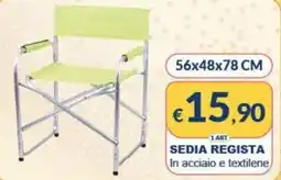 Mister Risparmio Sedia Regista offerta