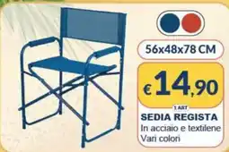 Mister Risparmio Sedia Regista offerta