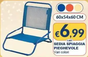 Sedia Spiaggia Pieghevole