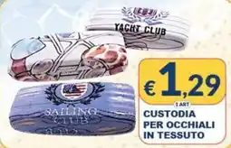 Mister Risparmio CUSTODIA PER OCCHIALI IN TESSUTO offerta