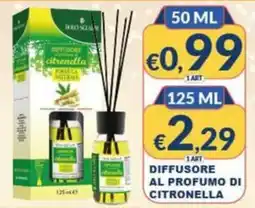 Mister Risparmio Diffusore al profumo di citronella offerta