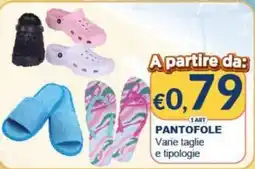 Mister Risparmio PANTOFOLE offerta