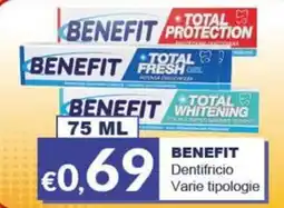 Mister Risparmio Benefit Dentifricio offerta