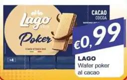 Mister Risparmio Lago Wafer poker al cacao offerta