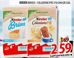Il Genio Supermercato Kinder Brioss - Colazione Più offerta