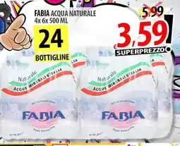 Il Genio Supermercato Fabia Acqua Naturale offerta